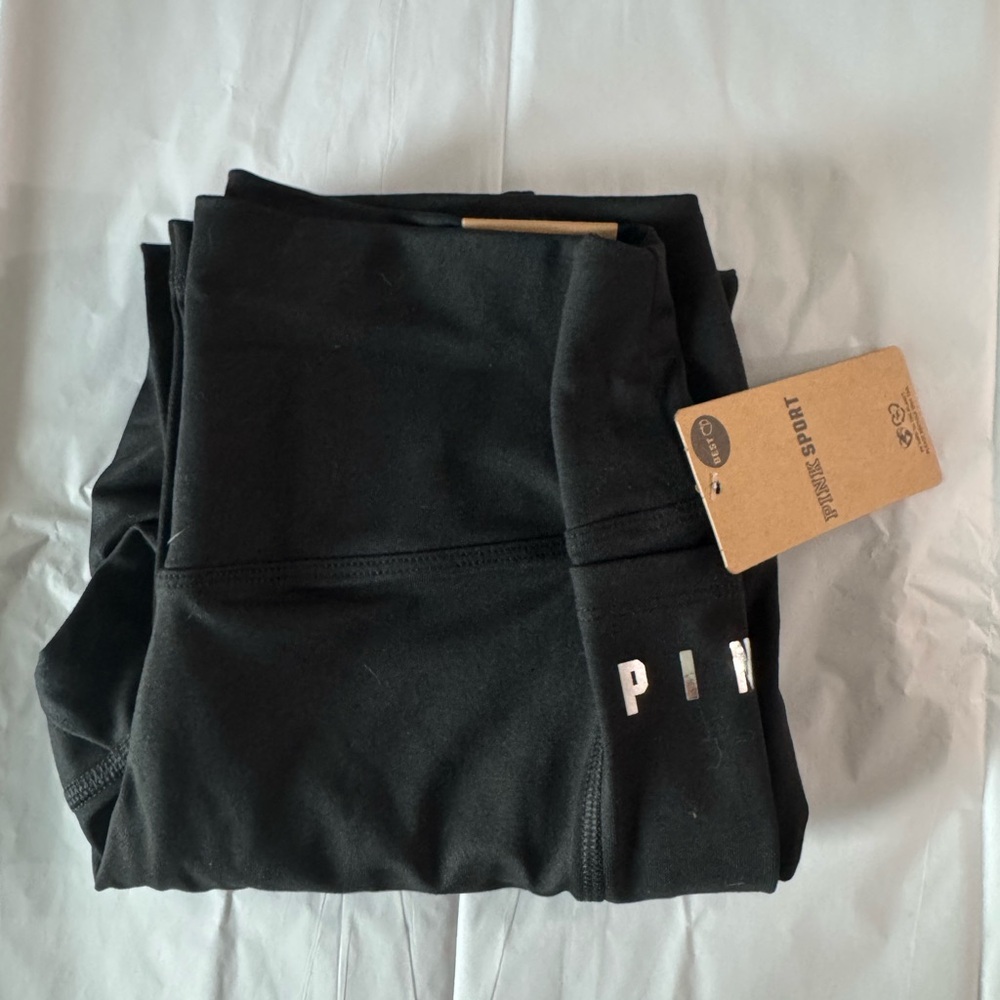 PINK Victoria's Secret Black Sport Leggings